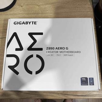 Продам материнскую плату Z890 AERO G, сокет LGA1851, новый, запечатанный.