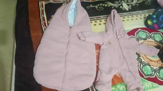 конверт с комбинезоном на выписку зима