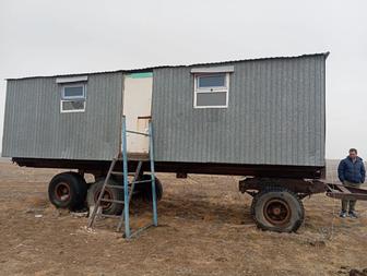 продам вагончик на колесах(передвижной домик)