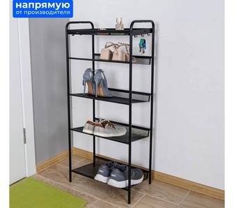 Обувница Geneva с полкой, Сталь, 45х27х106 см