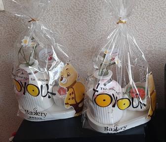 Нежный интерьерный набор с декоративной свечой