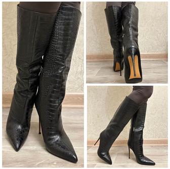 Сапоги натуральная кожа