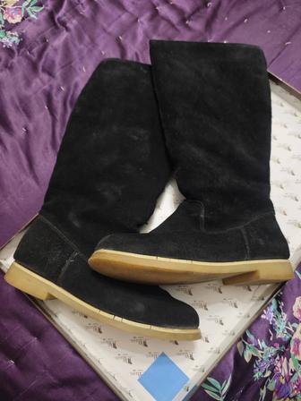 Сапоги женские Нубуук Замша