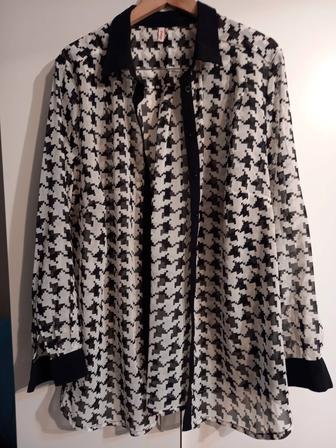 Шифоновая рубашка. Новая