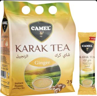 Camel Карак чай растворимый Имбирь с сахаром