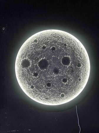 Луна с подсветкой