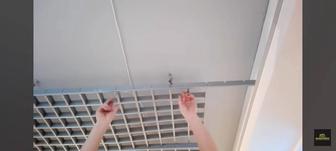 Подвесные потолки армстронг и другие подвесные потолков, установка дверей