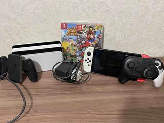 Nintendo switch oled со всем кроме коробки