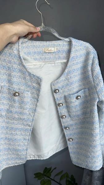 Пиджак твидовый