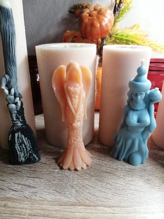 Продам силиконовые формы для свечей, гипса б/у