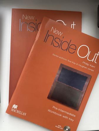 продам книгу и тетрадь new inside out, Macmillan
