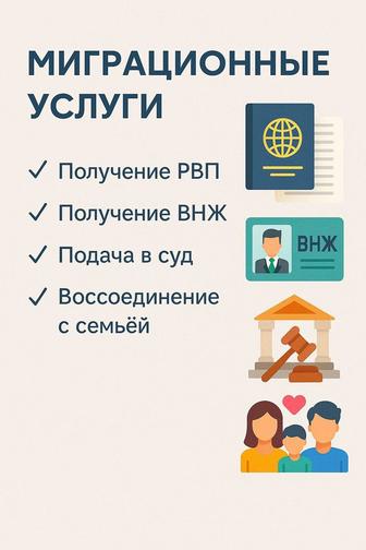 Получение РВП, ВНЖ, вернуть после депортации