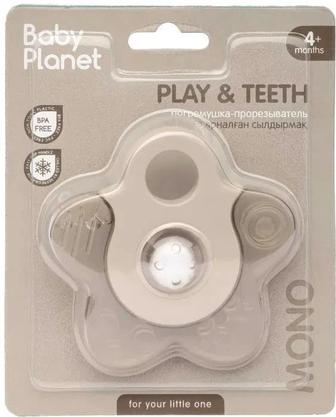 Прорезыватель Baby Planet 8479/3, 1 шт, бежевый