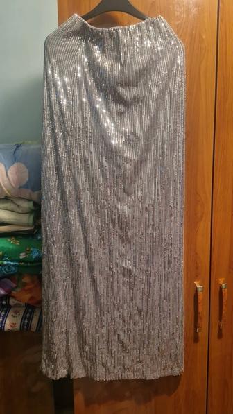 Новый паетка юбка ұзын