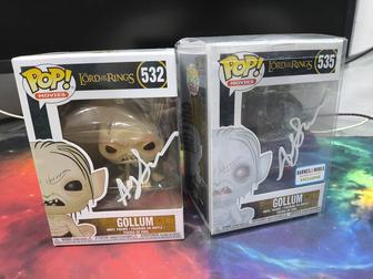 Фигурка Funko Pop Gollum(голлум) Из властелина колец,автограф.