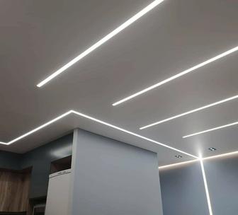 Натяжные потолки, спортивный ленолиум, обой, наливной пол, и многое другое