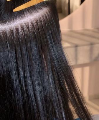 Наращивание волос био и натуральные