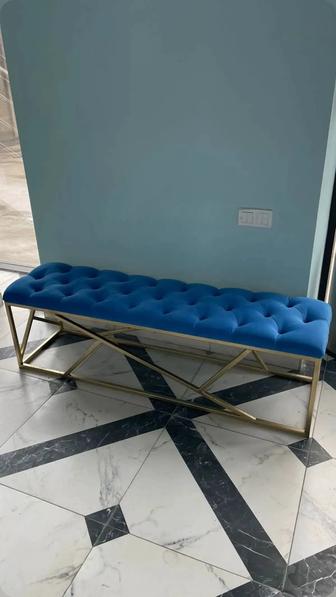 Обувница пуфик. Банкетка пуф лофт. Прихожка. Банкетка на ножках.