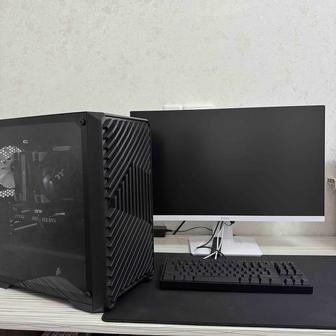 Мощный игровой ПК R7 8700f RTX 4060 монитор