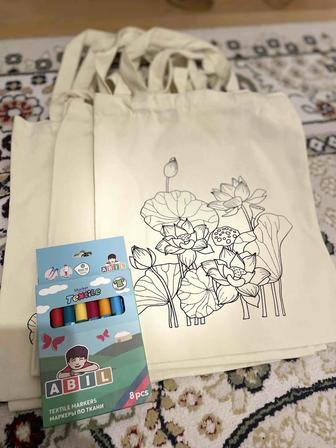 Сумка шоппер раскраска