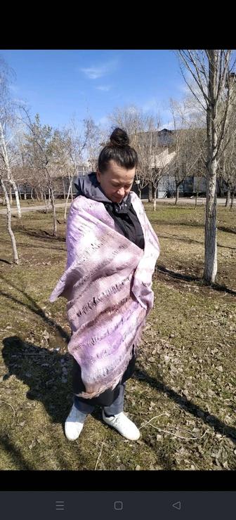 Палантин авторская работа (валяние)