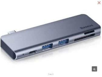 Док-станция Baseus Harmonica CAHUB-K0G серый