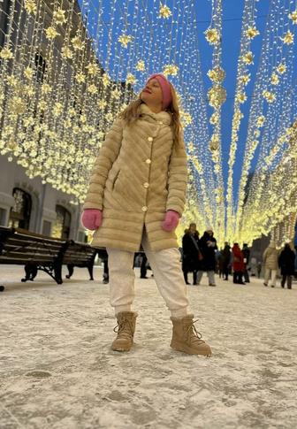 Шуба из мутона