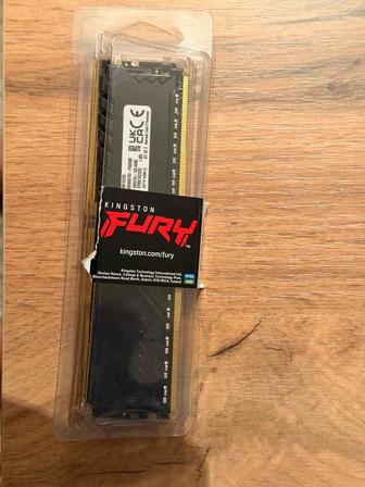 ОЗУ Kingston fury 32гб (2х16) DDR 4, оперативная память