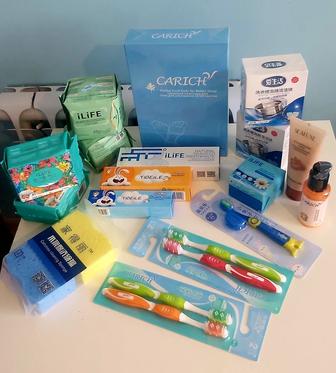 Зубные пасты, щетки продукции Greenleaf.