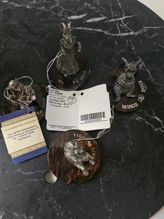 Миниатюрный schoolьптуры серебро московский ювелирный завод