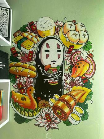 Роспись стен Астана