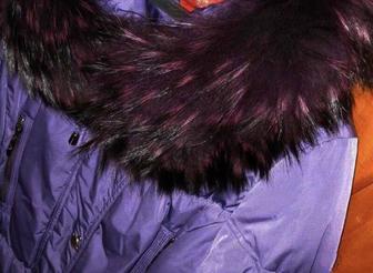 Женская куртка пуховик с капюшоном 48(L).