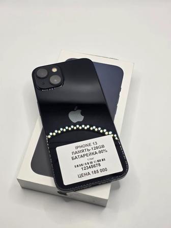 Iphone 13 128Гб 90%Акб Рассрочка 0 0 12