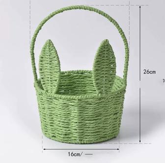 Пасхальная корзинка плетёная