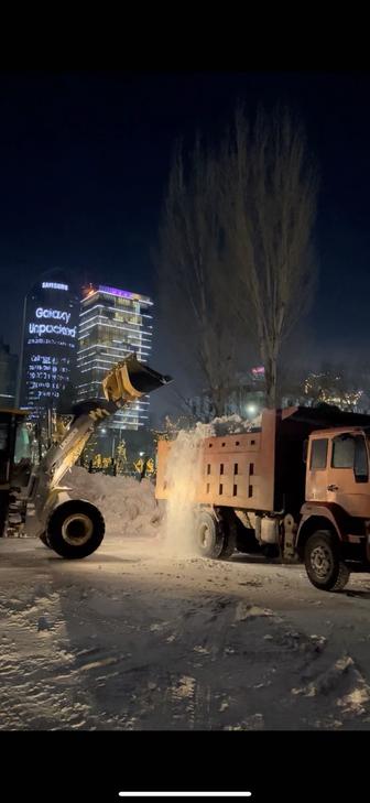 Уборка Территории и вывоз снега.Услуги самосвалов китайца и погрузчика