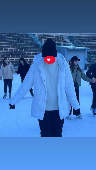 Куртка зимняя белая