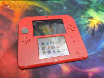 NINTENDO 2DS/прошитая/память 128гб/много игр/ЗУ в комплекте.