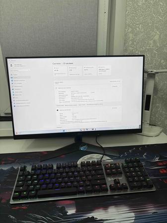 Игровой ПК Ryzen 5 3600 GTX 1660 6 ГБ монитор LG 144 Гц